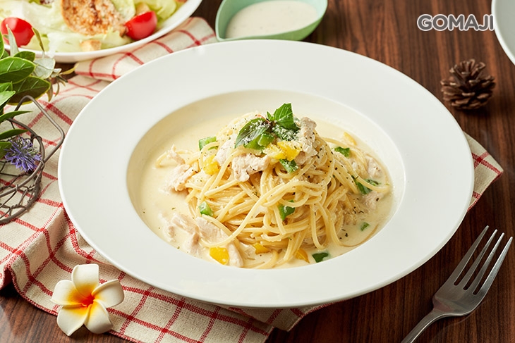 奶油甜椒雞肉麵