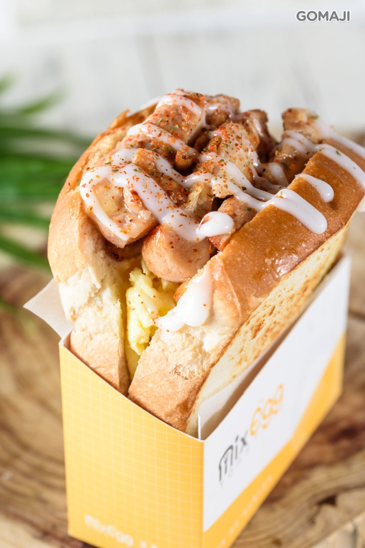 日式雞肉混蛋吐司 