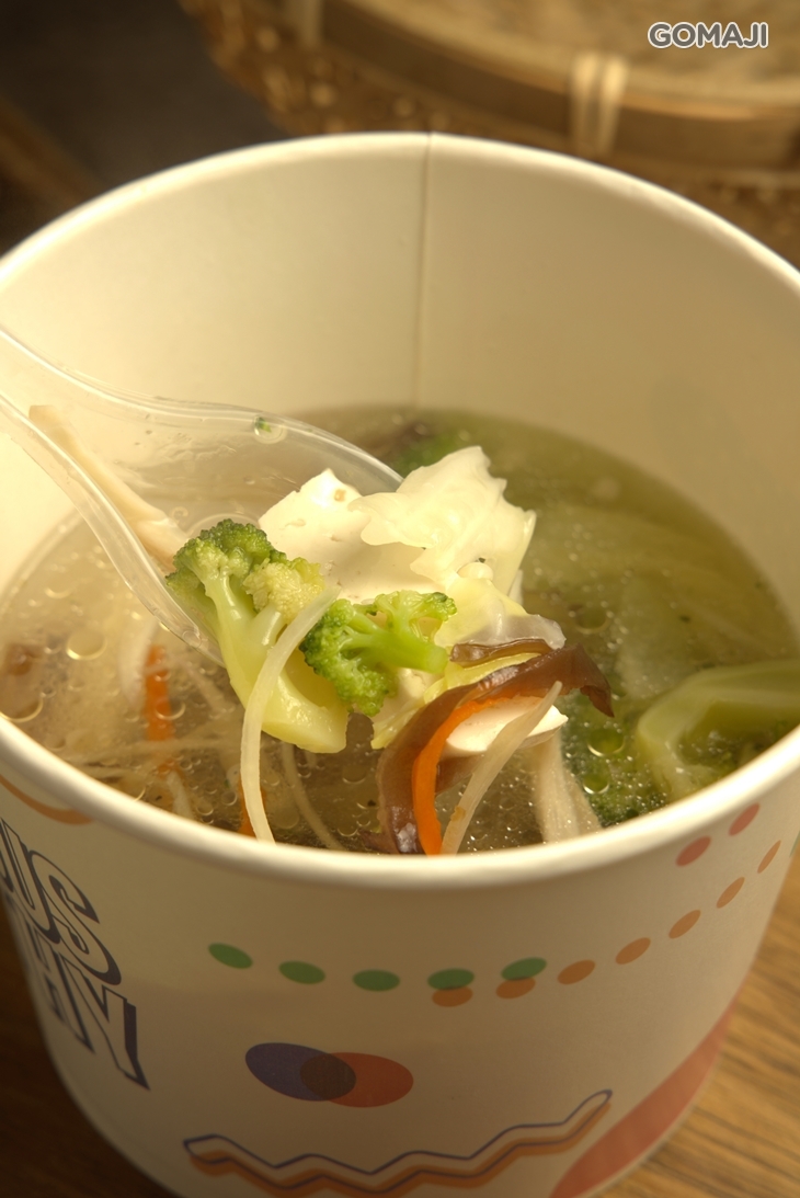 野菜豆腐湯