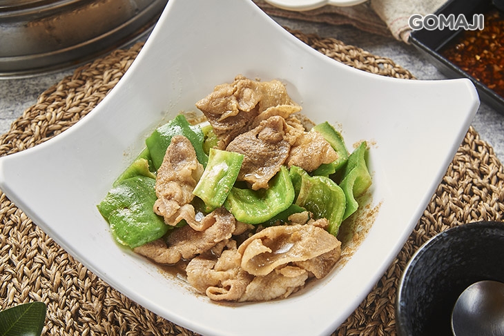 炒孜然鮮蔬豬肉一份