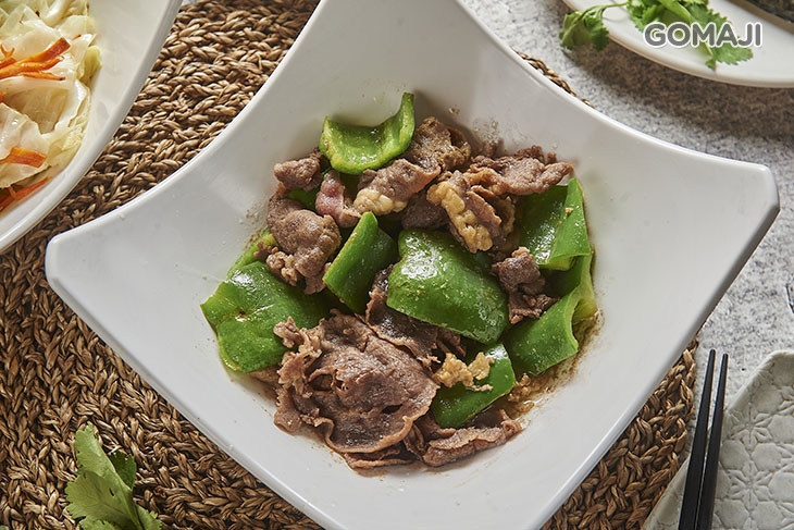  炒孜然鮮蔬牛肉一份