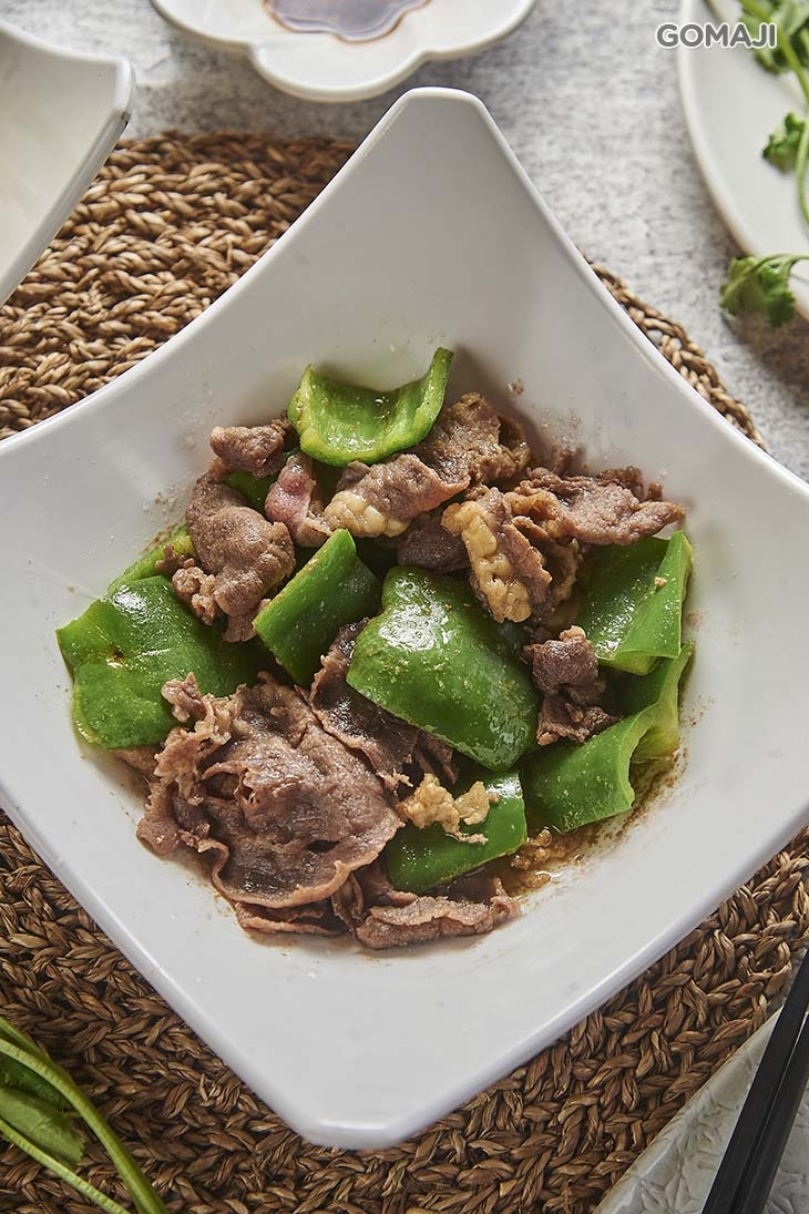  炒孜然鮮蔬牛肉一份