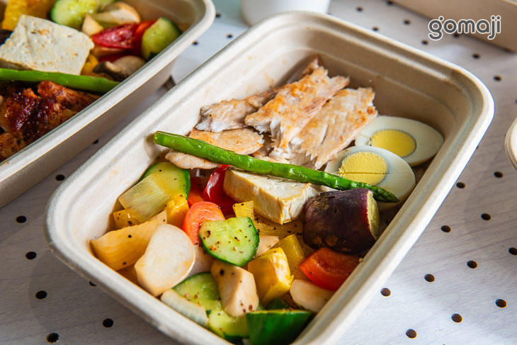 香煎虱目魚輕食飯盒