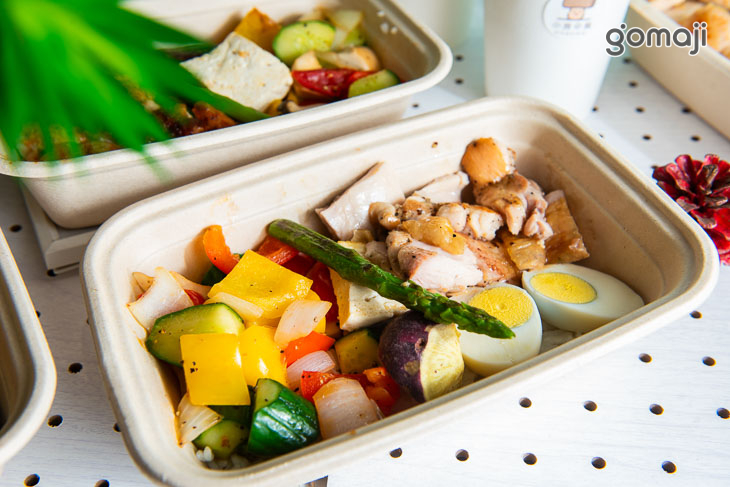 蒜香雞腿輕食飯盒