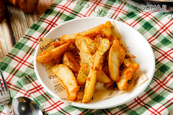 美式帶皮薯條