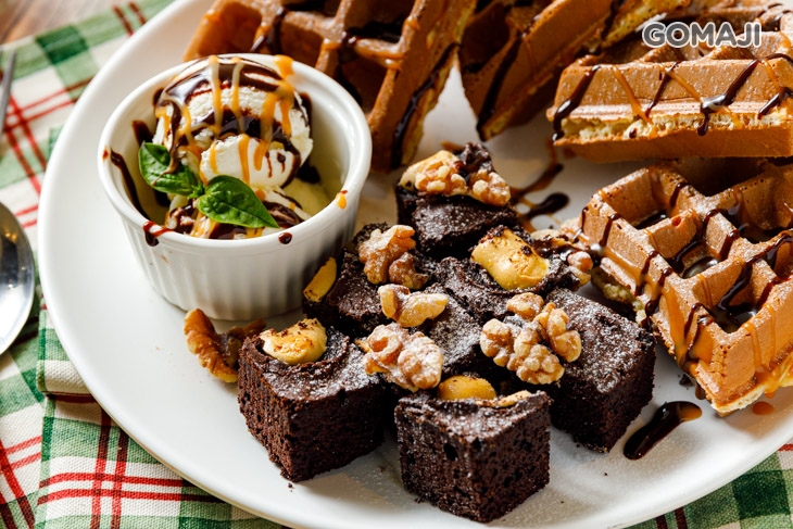巧克力布朗尼鬆餅