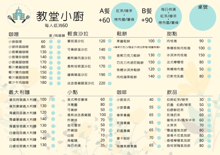 菜單