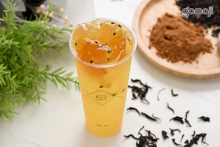 鮮橙百香蜜茶