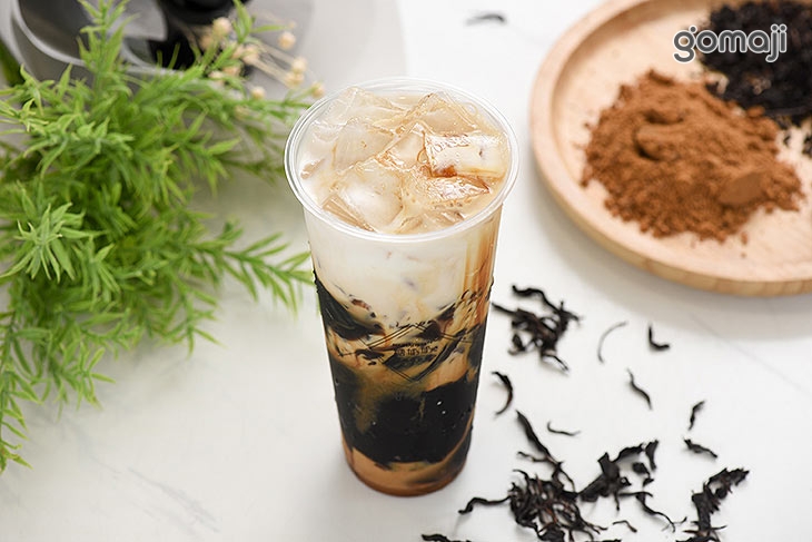 黑糖仙草鮮奶