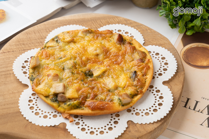 蘑菇嫩雞披薩