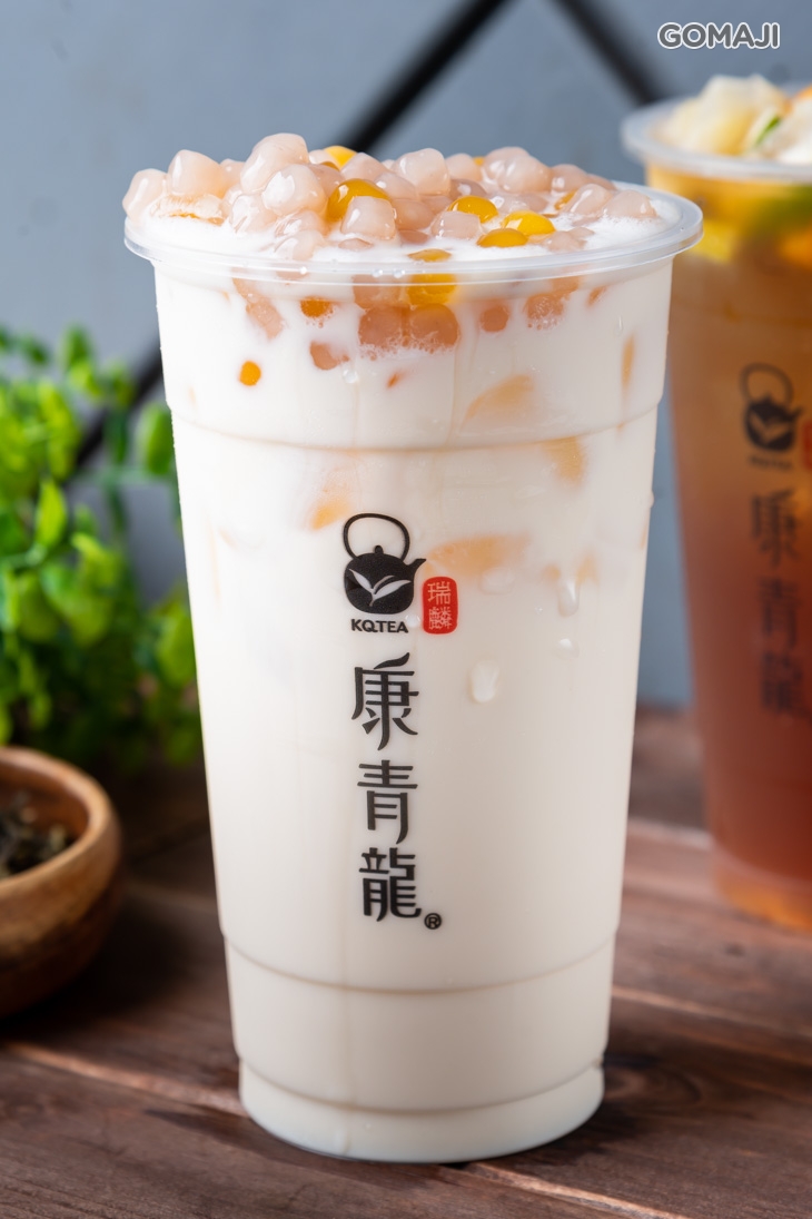 茉莉奶綠芋圓