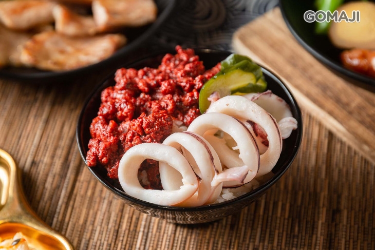 紅醬鮮魷飯