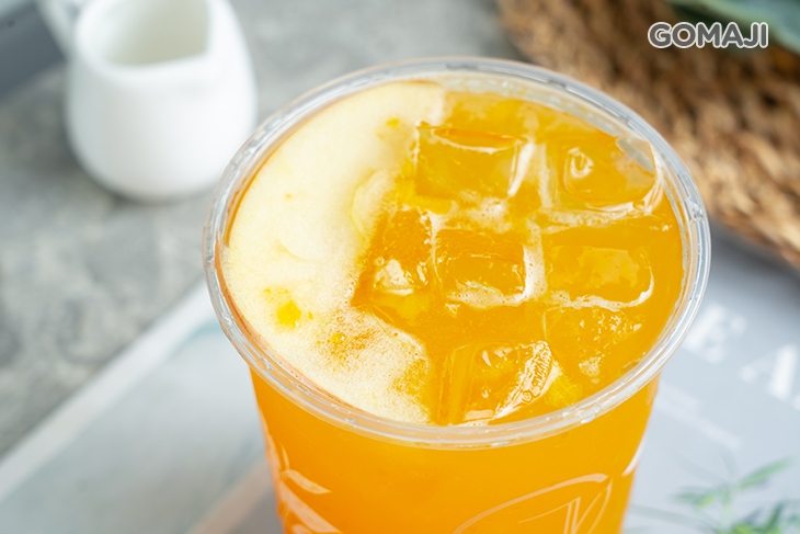 芒果鮮百香凍飲