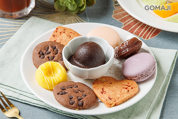 三層式下午茶一組+飲品四杯