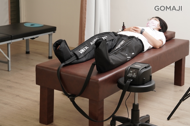 韓國進口氣壓式雙腿循環機360度從腳底完整包覆四段壓力針對易水腫痠痛久站久坐族加 強循環代謝消除疲勞