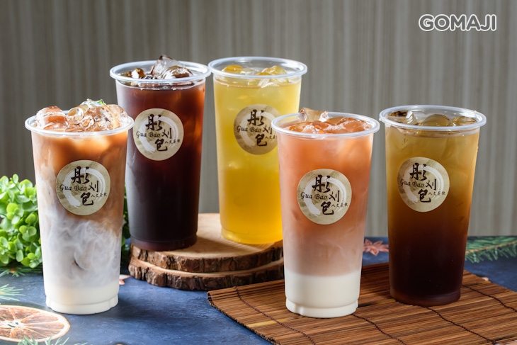 呷涼水杯裝系列+阿母鮮奶茶/普洱鮮奶茶