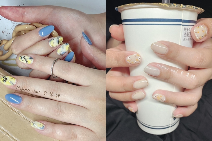 凝膠設計款美甲