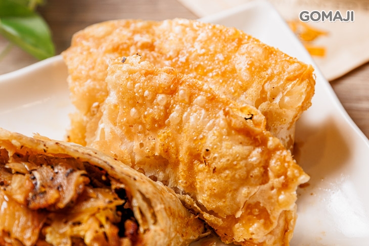 鐵板燒肉炸蛋餅