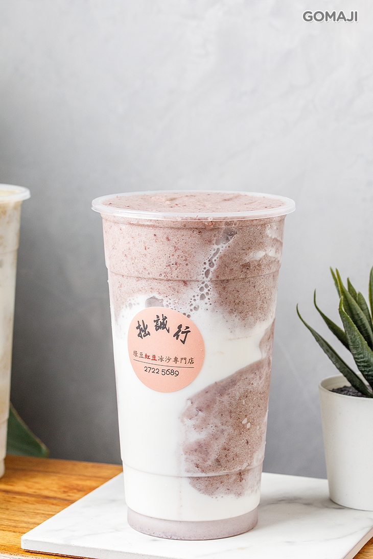 紅豆牛奶冰沙