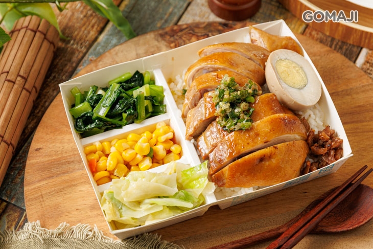 玫瑰油雞腿飯