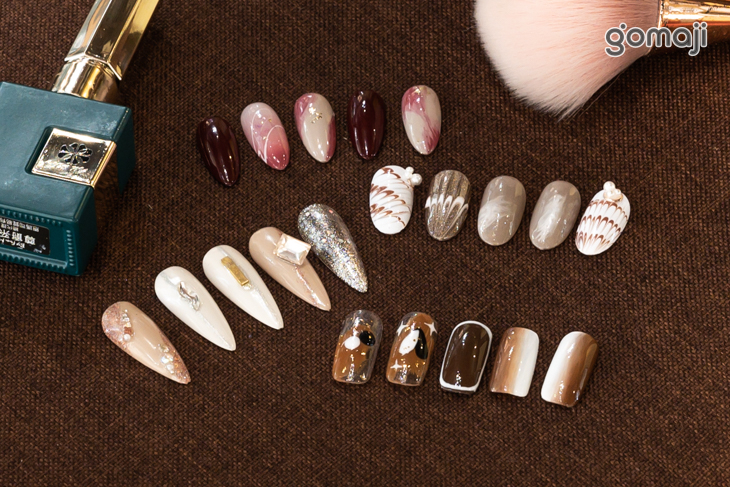 秋冬「奶茶色美甲」圖鑑!手部設計款20款選1