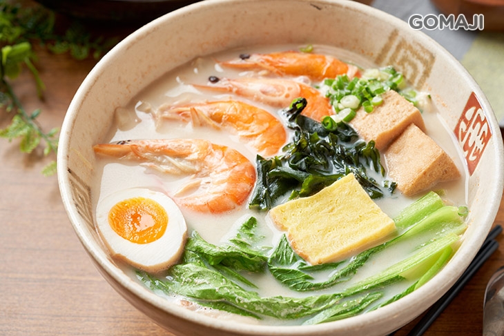 山藥牛奶甜甘白蝦麵