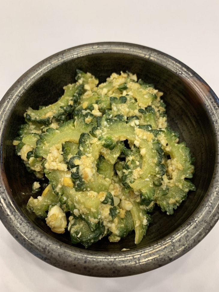 精緻小菜：鹹蛋苦瓜