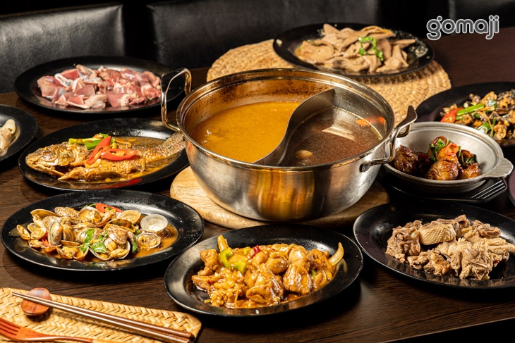 平假日薑母鴨羊肉爐鴛鴦鍋+熱炒單人吃到飽