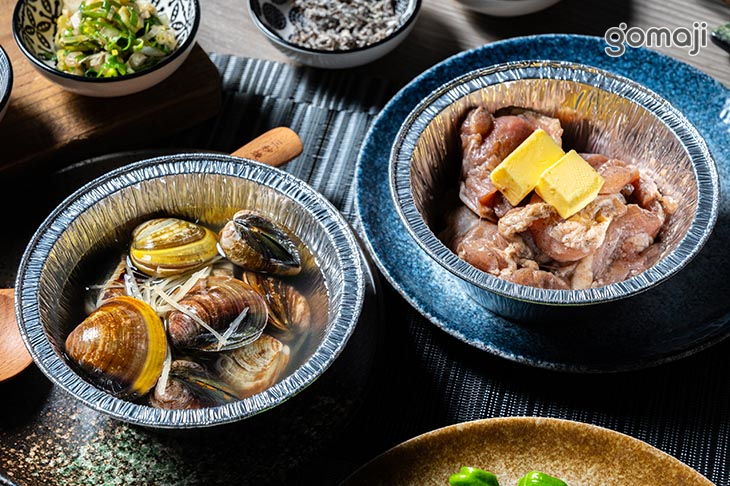 酒蒸蛤蠣 & 奶油雞腿肉