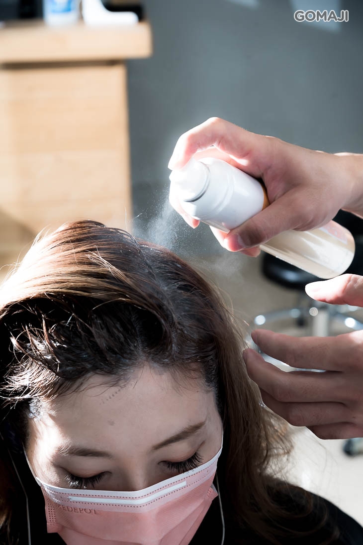 染前頭皮隔離防護