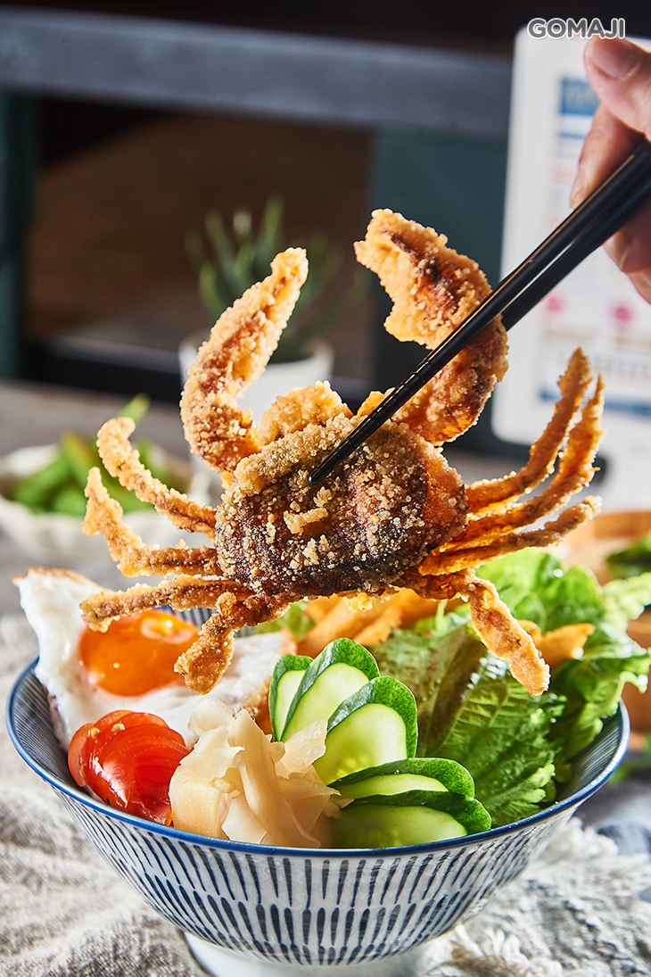 軟殼蟹蓋飯