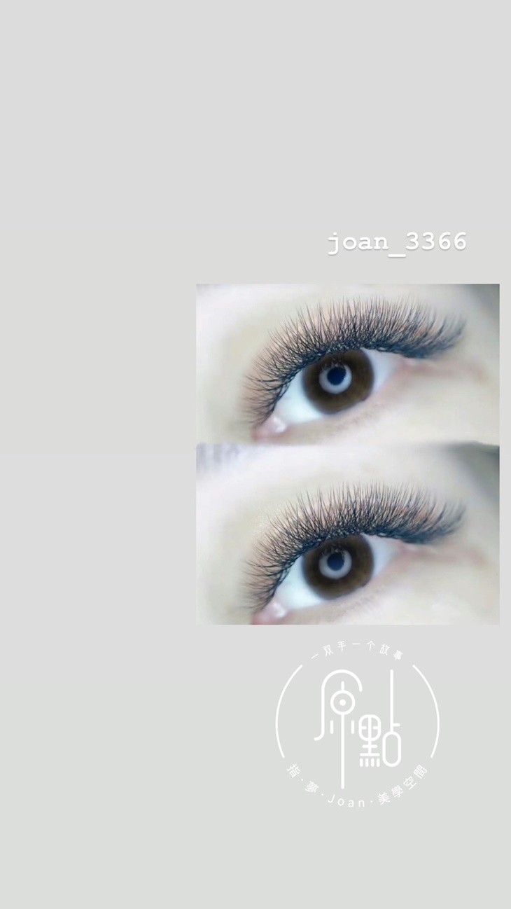 D.獨特嫁接手法！3D/6D/日式單根接法(3選1)慵懶女神款400~450根美睫嫁接