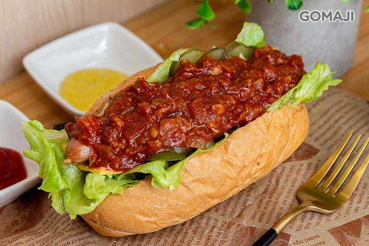 墨西哥肉醬熱狗堡