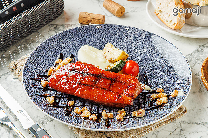 滋滋燻鴨胸搭陳年香醋