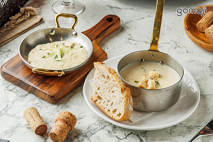 手工麵包+主廚例湯