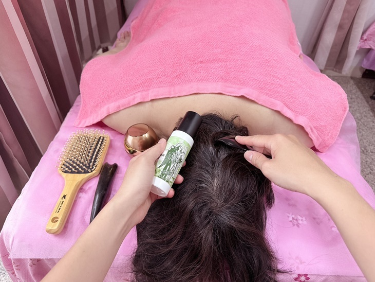 釋放大腦壓力，補充精氣神~頭部牛角香氛SPA