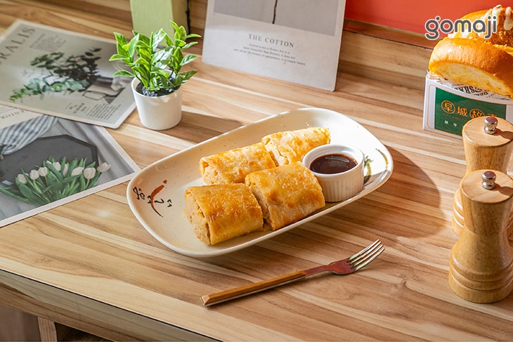 芋泥鹹蛋脆皮蛋餅