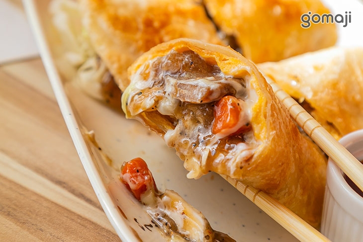 黑椒牛柳脆皮蛋餅