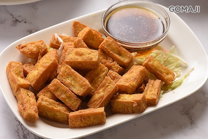 椒麻炸豆腐一份