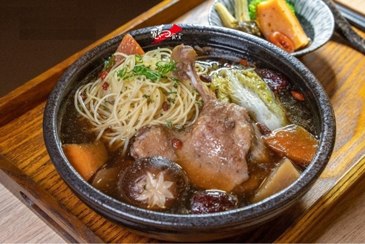 當歸風味 68℃舒菲櫻桃鴨腿天使細湯麵