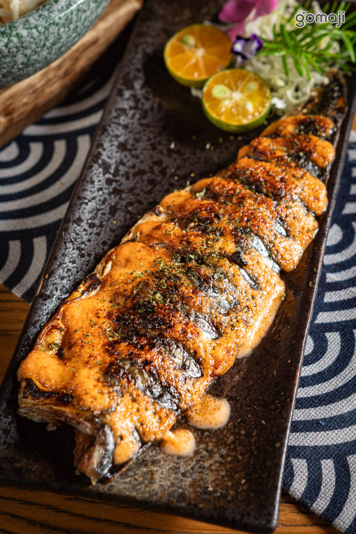 明太子醬烤青花魚丼飯