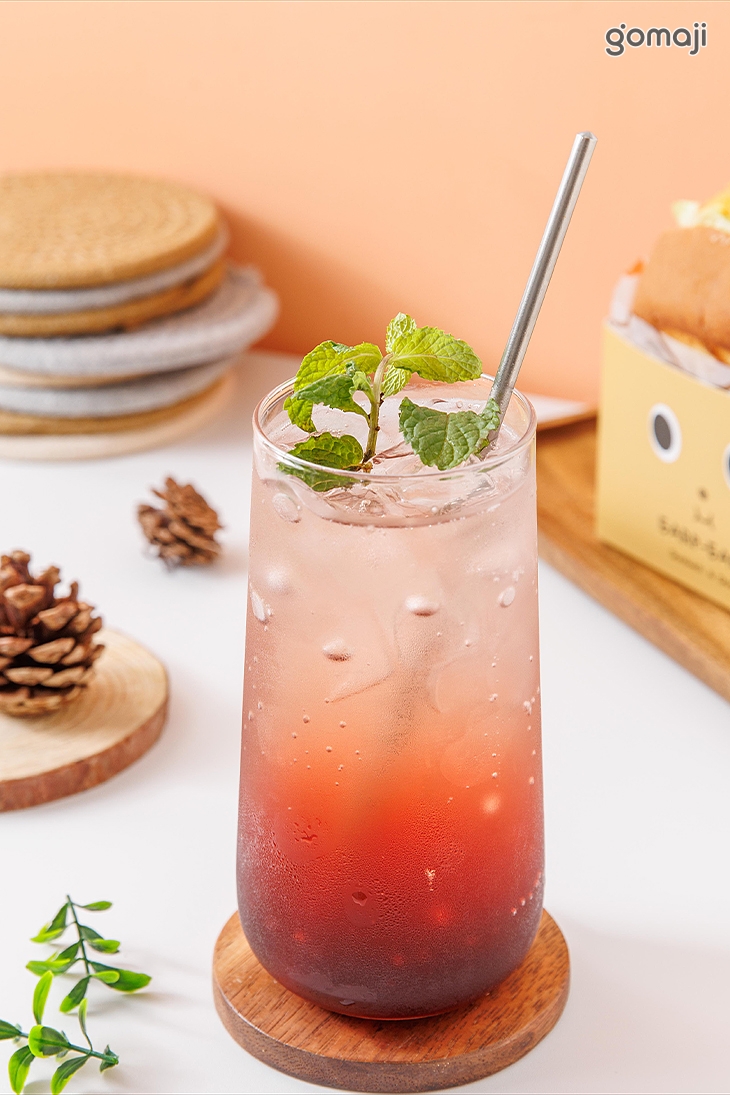 酸甜莓果氣泡飲