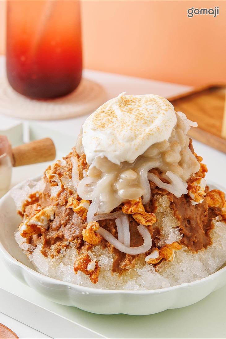 焦糖麵茶QQ富士蓋冰