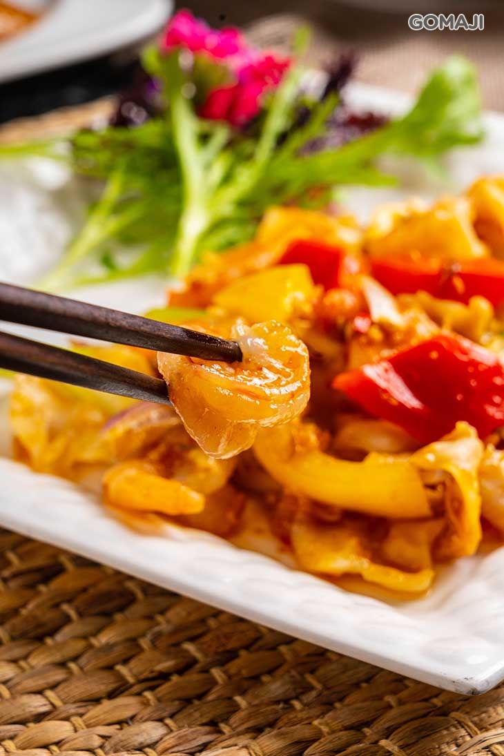 XO醬龍腸蝦球一份