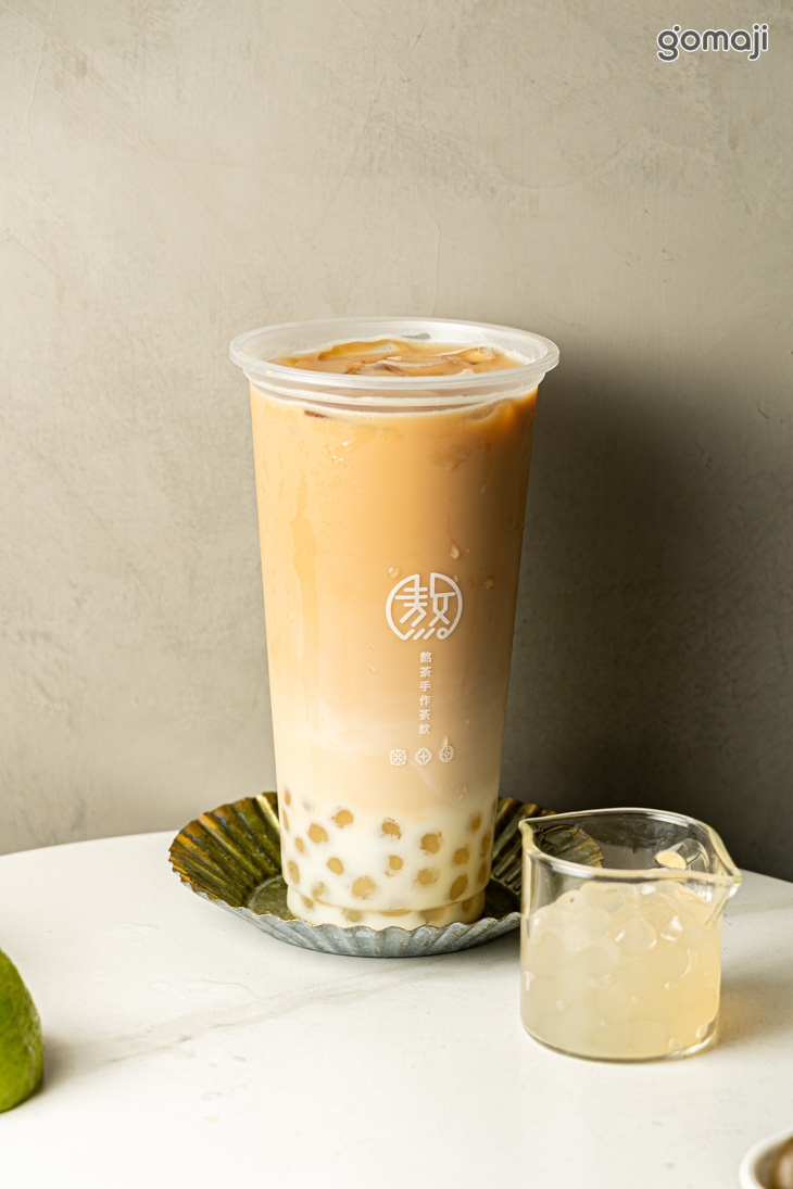 白玉波霸鮮奶茶