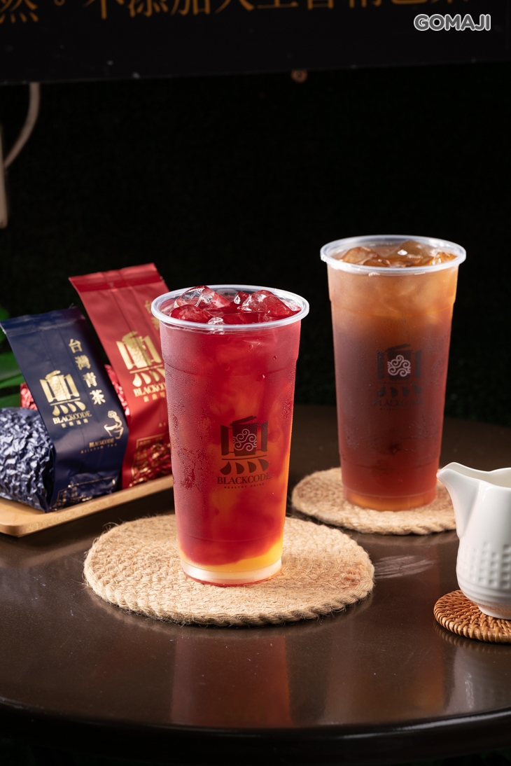 水果酵素飲(桑葚) + 台灣紅茶