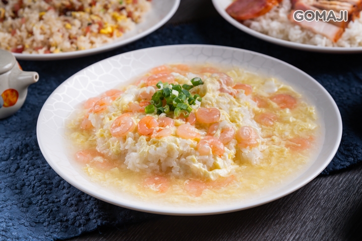 滑蛋蝦仁燴飯