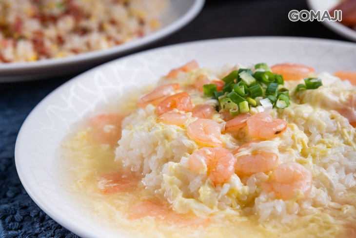 滑蛋蝦仁燴飯