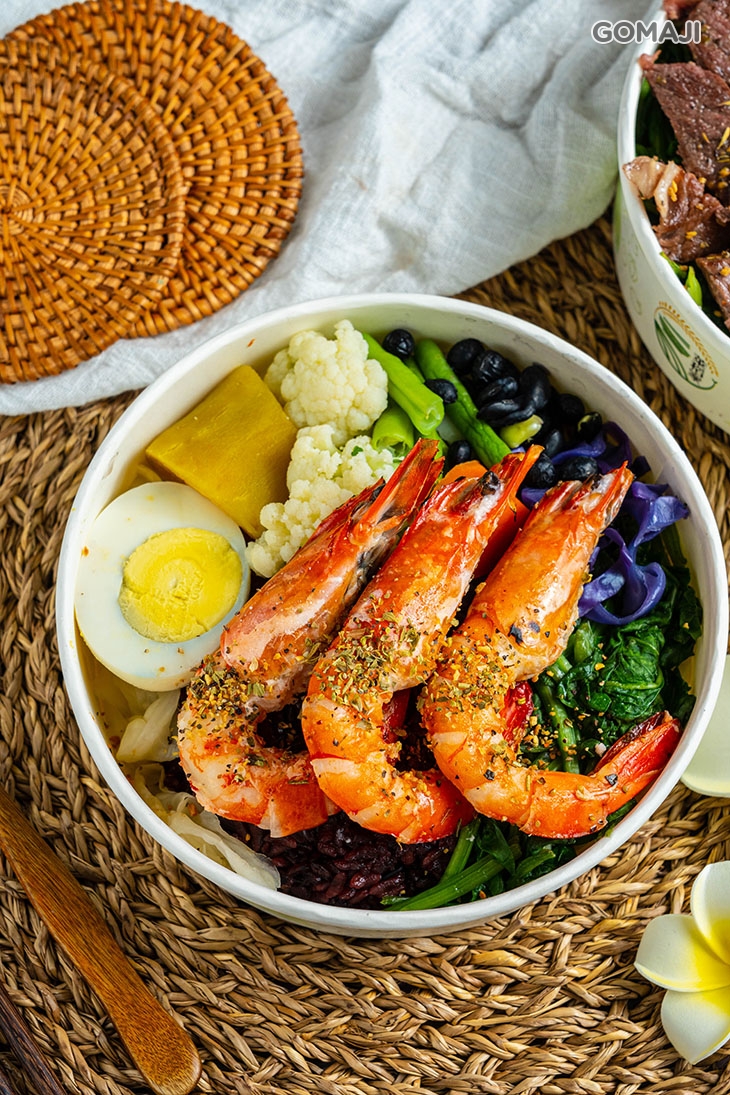 蒜香黑胡椒草蝦