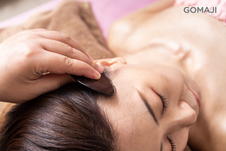 頭部精油舒壓按摩